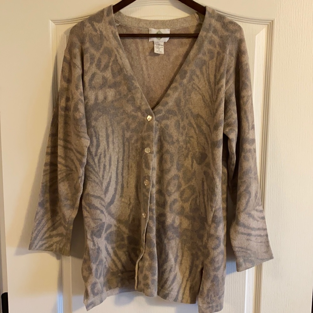 Luisa Ti V-Neck Button Sweater - Made in Italy